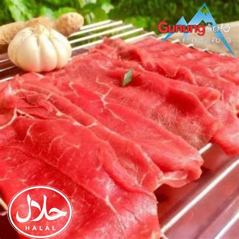 Jual Beef Slice Low Fat Premium Aus Fat Daging Sapi Iris