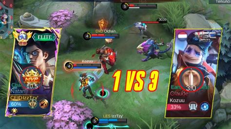 Natan Top Global Gameplay Natan Vs Claude Auto Kasih Coklat