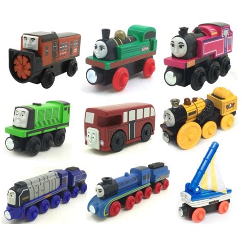 Original Thomas and Friends Wooden Toys Train Railway Toys Educational ...