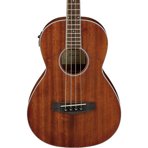 Ibanez Pnb14e Parlor Acoustic Electric Bass Guitar Natural Guitar Center