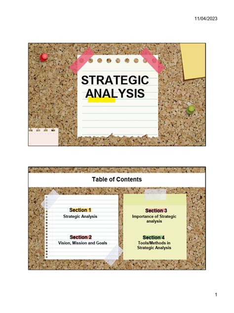 strategic analysis  strategic management logistics