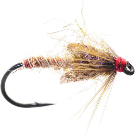 Amazon Umpqua Budding Caddis Soft Hackle Tan Fly Fishing Nymphs