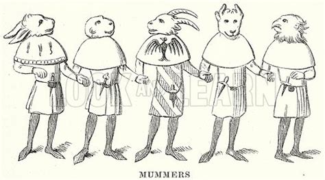 Mummers stock image | Look and Learn