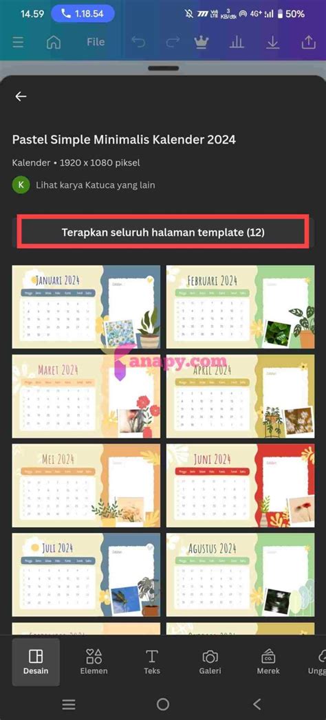 Cara Membuat Kalender Sendiri Menggunakan Canva