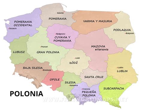 Mapa De Polonia