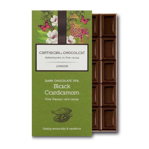 Artisan Du Chocolat Black Cardamom Chocolate Bar Caputos Market And Deli