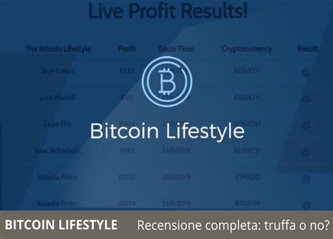 Bitcoin Lifestyle Funziona o è Solo una Truffa Opinioni e Recensioni