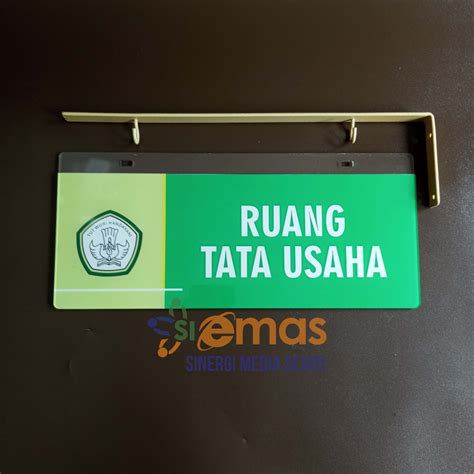 Jual Akrilik Papan Tanda Ruang Tata Usaha Tanda Ruang Tu Gantung