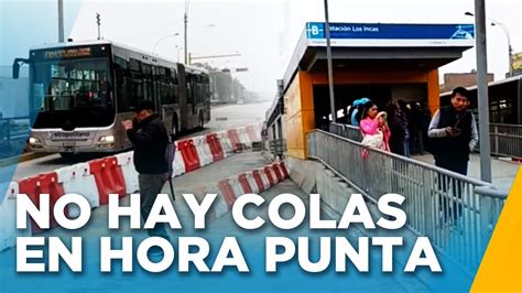 Metropolitano En Paro De Transportistas En Otros D As La Cola Est