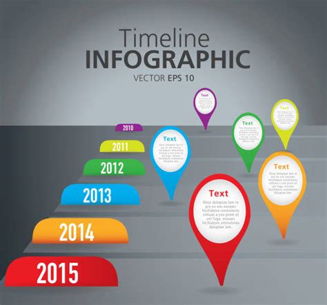 Past Present Future Timeline stock vectors - iStock