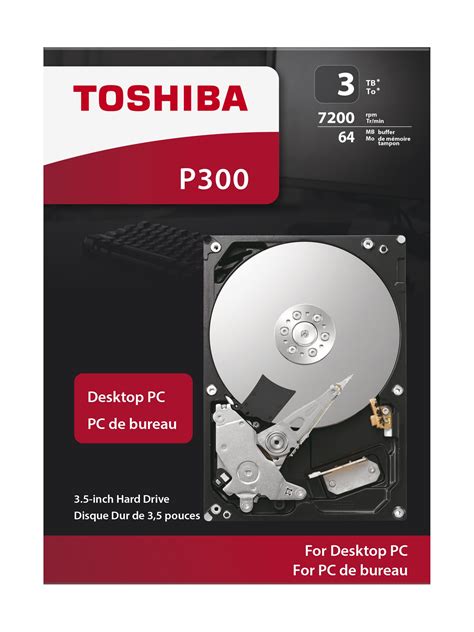 HDD Toshiba P300 HDWD130UZSVA 3TB 8 5 600 72 Sata III 64MB Computech