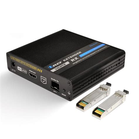 4K HDMI Extender Balun By OREI Receiver Only Over Fiber Optic Cable