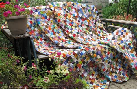 Another Big Hug Finishing Feels Great Postage Stamp Quilt Quilts