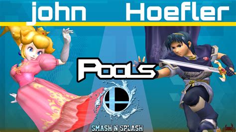 SNS John Peach Vs Hoefler Marth Melee Pools YouTube