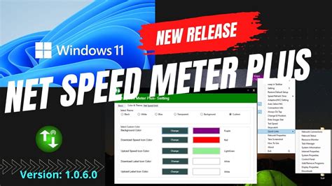 Net Speed Meter Plus 1 0 8 0 Windows 10 Windows 11 New Release