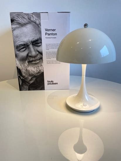 Louis Poulsen Verner Panton Table Lamp Panthella Portable 160