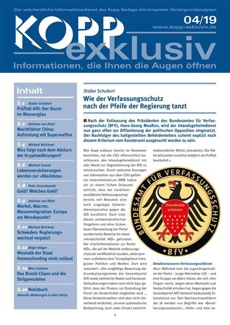 Ausgabe Kopp Exklusiv