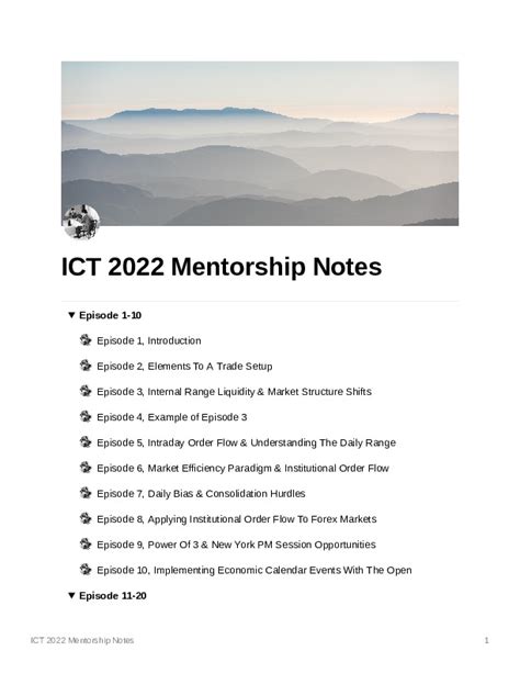 Ict Mentorship Notes Pdfcoffee