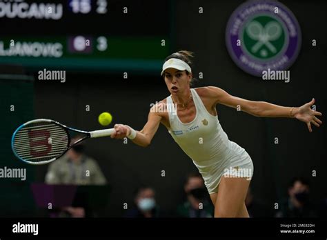 Australias Ajla Tomljanovic Plays A Return To Britains Emma Raducanu