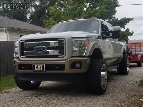 2011 Ford F 250 Super Duty Hostile Alpha Rough Country Custom Offsets