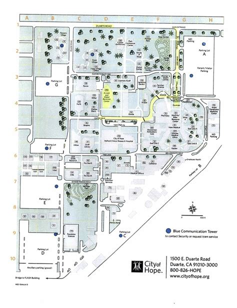 City Of Hope Duarte Map - Maping Resources