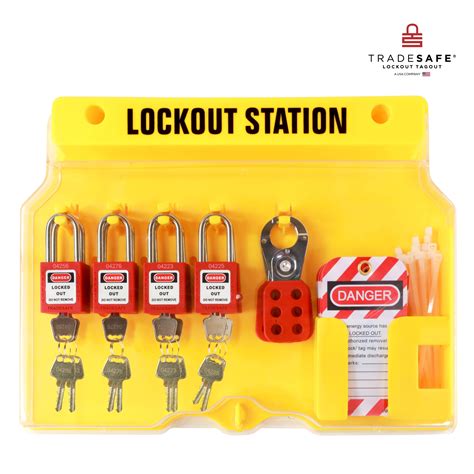 Mua Tradesafe L Lockout Tagout Station With Loto Devices Lock Out Tag