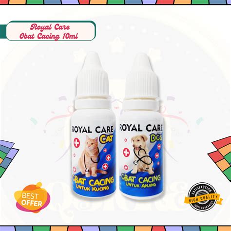 Jual Royal Care Obat Cacing Kucing Anjing 10ml Obat Cacing Untuk Kucing