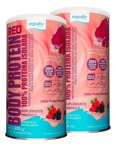 Kit X Body Protein Red Frutas Vermelhas Equaliv G Parcelamento