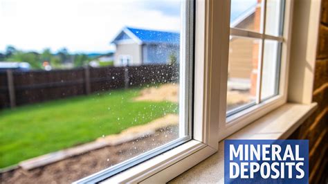 how to get water spots off windows