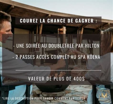 Gagnez Un S Jour De Fin De Semaine Au Doubletree