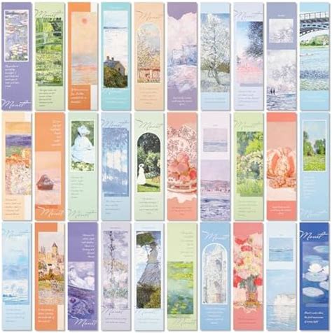 Sheets Of Paper Bookmarks Artistic Pattern Bookmarks Vintage