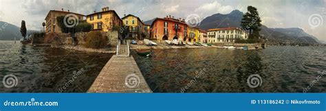 Mandello Del Lario Lake Como Royalty Free Stock Photography