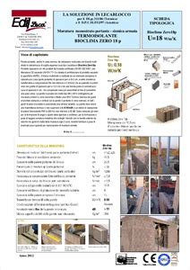 Thermal Concrete Block Lecablocco Bioclima Zero By Edil Leca