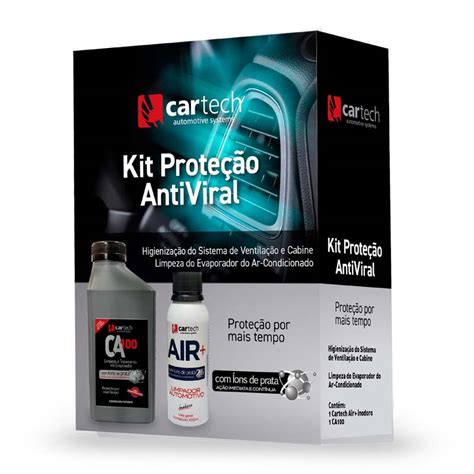 Kit Proteção Antiviral Cartech Automotive