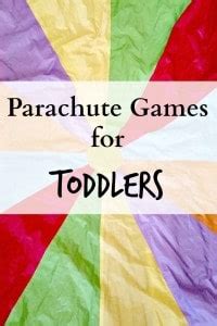 Parachute Games for Toddlers : Easy Activities for Early Years