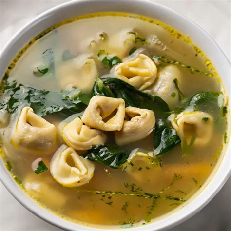 Chicken And Spinach Tortellini Soup Recipe Easy One Pot Meal