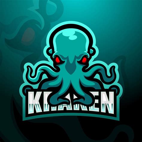 diseño de logotipo de esport de mascota kraken 5910264 Vector en Vecteezy