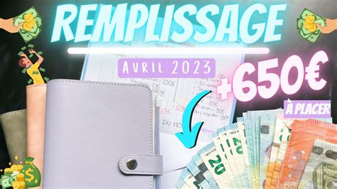 REMPLISSAGE S1 AVRIL 2023 Système des enveloppes budgétaires MICRO