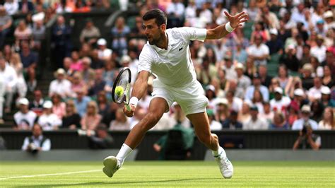 Novak Djokovic Defeats Andrey Rublev In Wimbledon Qfs Atp Tour Tennis