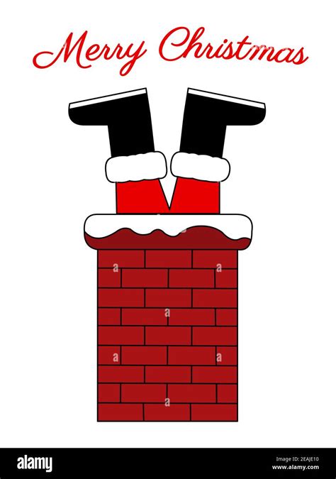 Santa Claus Stuck In Chimney Hi Res Stock Photography And Images Alamy