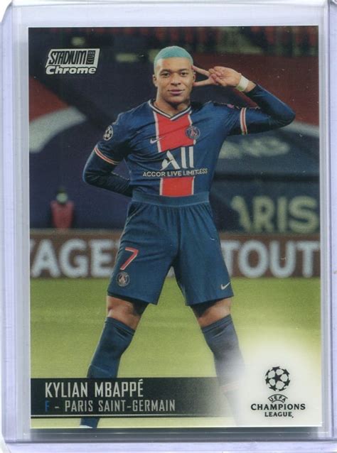 2020 21 Topps Stadium Club Chrome ベース Kylian Mbappe ムバッペシングルカード｜売買された