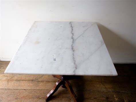 Marble top table - The Vintage Rooms