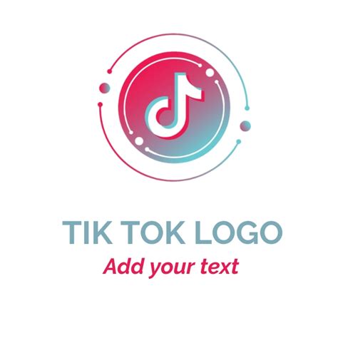 TIK TOK LOGO Template | PosterMyWall