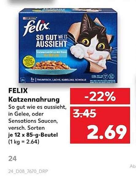 Felix Katzennahrung Angebot Bei Kaufland