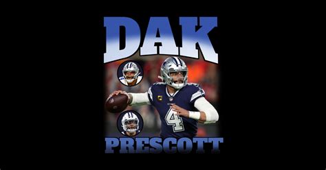 Dak Prescott Bootleg Dak Prescott Sticker Teepublic