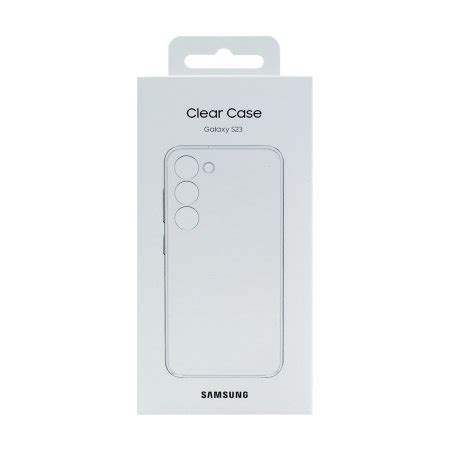 Official Samsung Clear Cover Transparent Case - For Samsung Galaxy S23