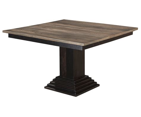 Liberty Single Pedestal Table Amish Crafted Furniture