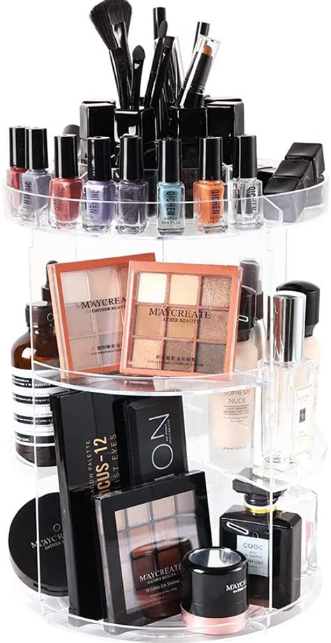 Sunficon Rotating Makeup Organiser Rotation Cosmetic Storage Holder