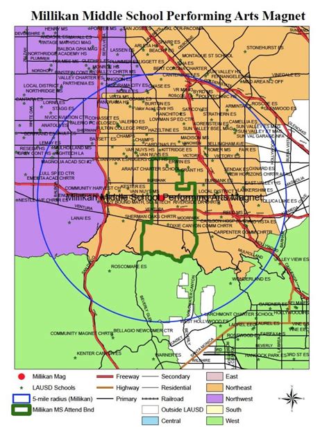 Sherman Oaks California Map | Wells Printable Map