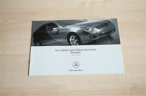 Mercedes C Klasse Sportcoupe W Zubeh R Preisliste